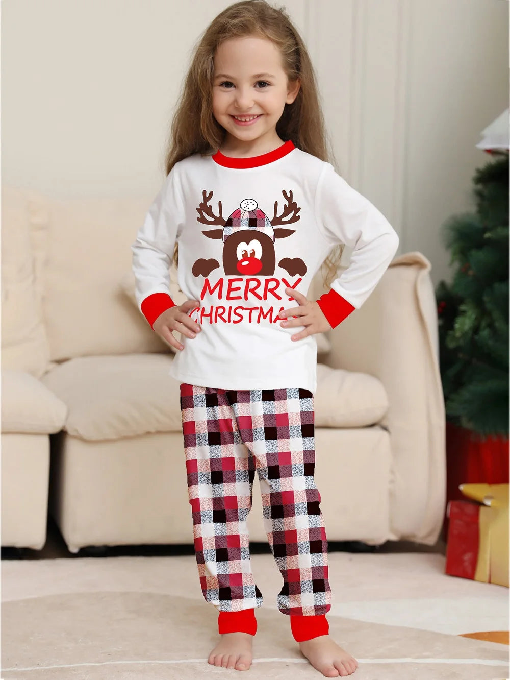 Christmas Family Matching Pajamas Sets Adult And Kids