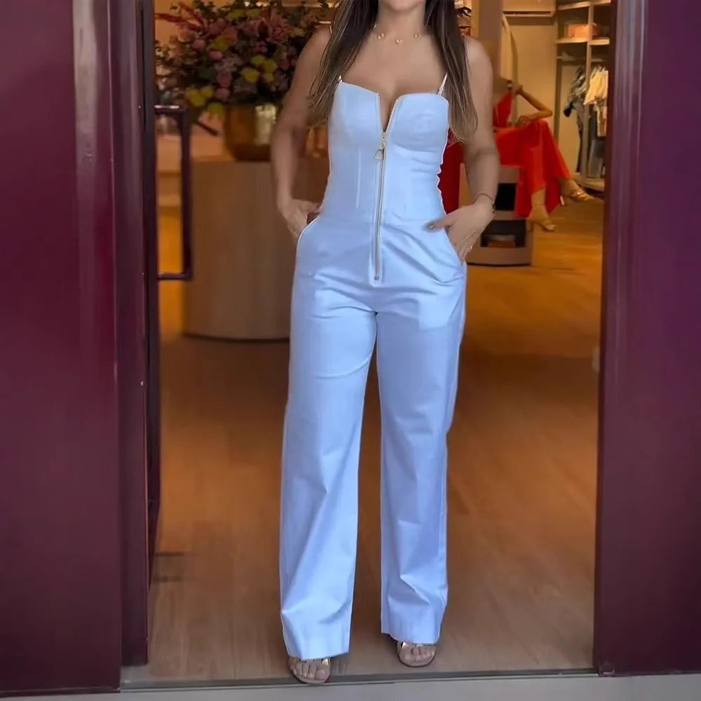 Power Poise Spaghetti Strap Jumpsuit