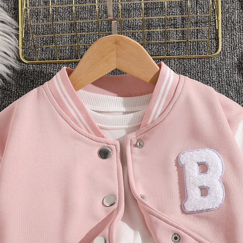 Long Sleeve Patchwork Baseball Jackets