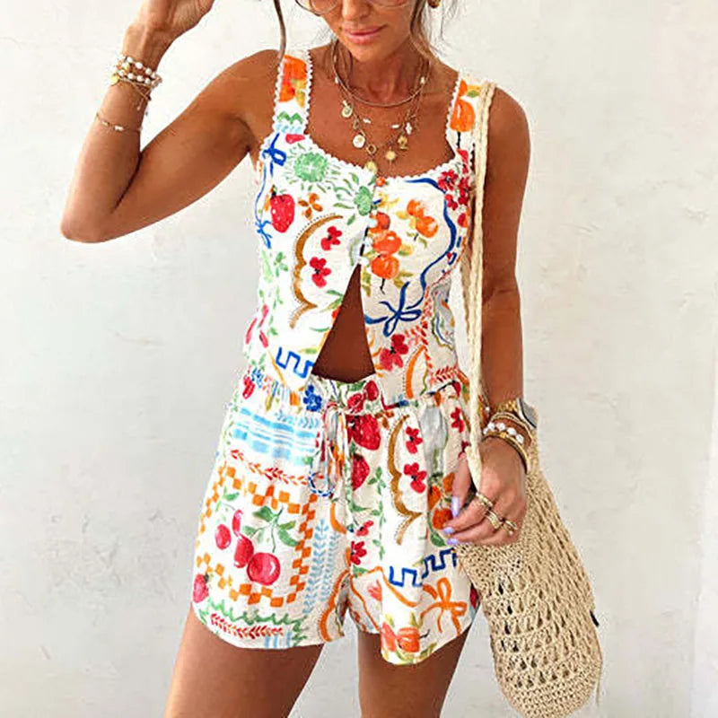 Vintage Muse Backless Co-Ord Set