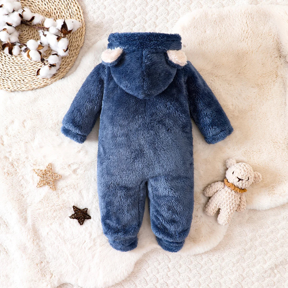 Baby Boy Jumpsuit With Hood