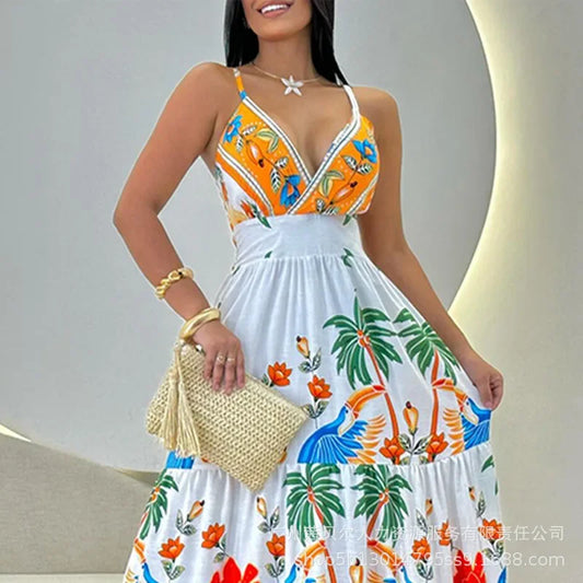 Coconut Crush Sunkissed Siren Maxi Dress