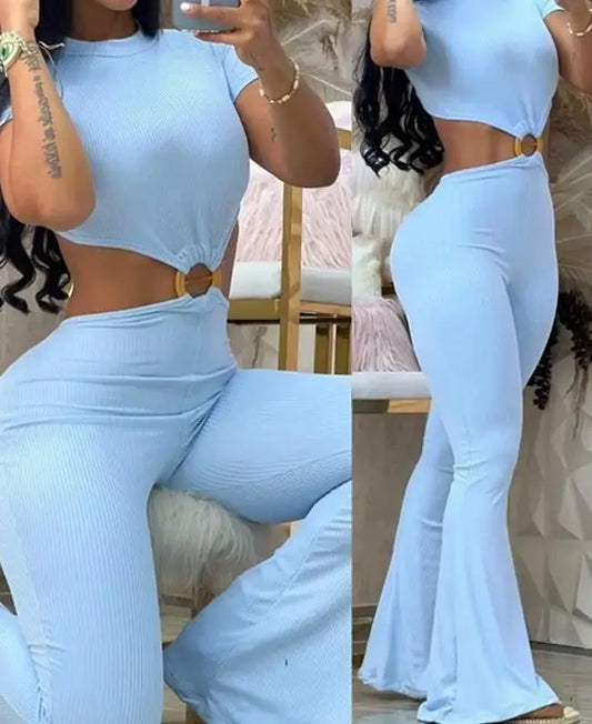 Backless Bombshell O-Ring Jumpsuit