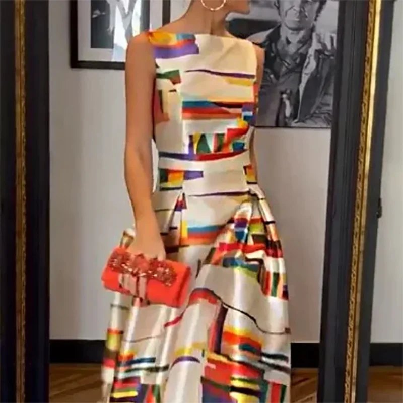 Elegant Essence Pleated Maxi Dress
