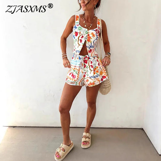 Vintage Muse Backless Co-Ord Set