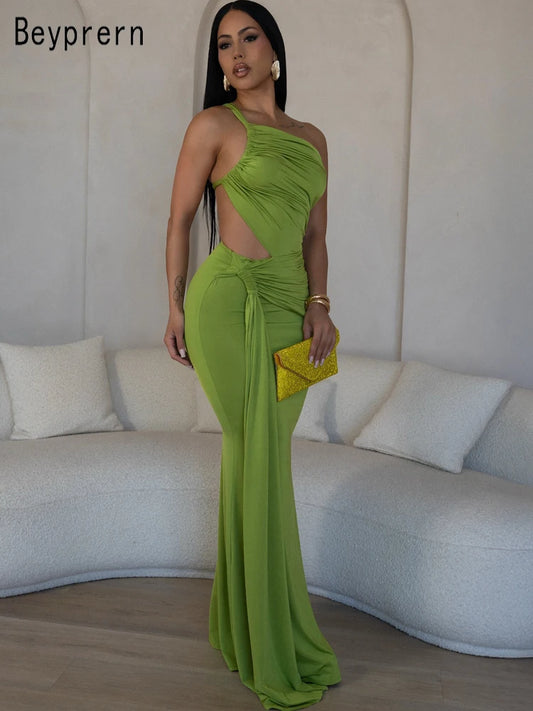 Women's Cut-Out After Dark Goddess Maxi Dress