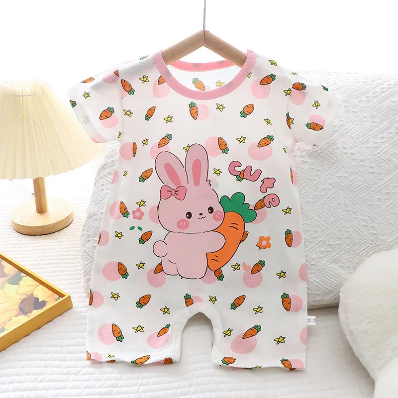 Baby One-piece Clothes Romper Short Sleeve Climb Clothing Newborn Jumpsuits Toddler Girl boy Onesie