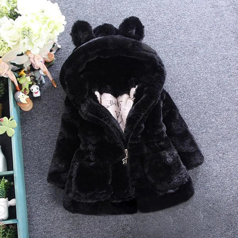 Winter faux Fur Coat Fleece Jacket