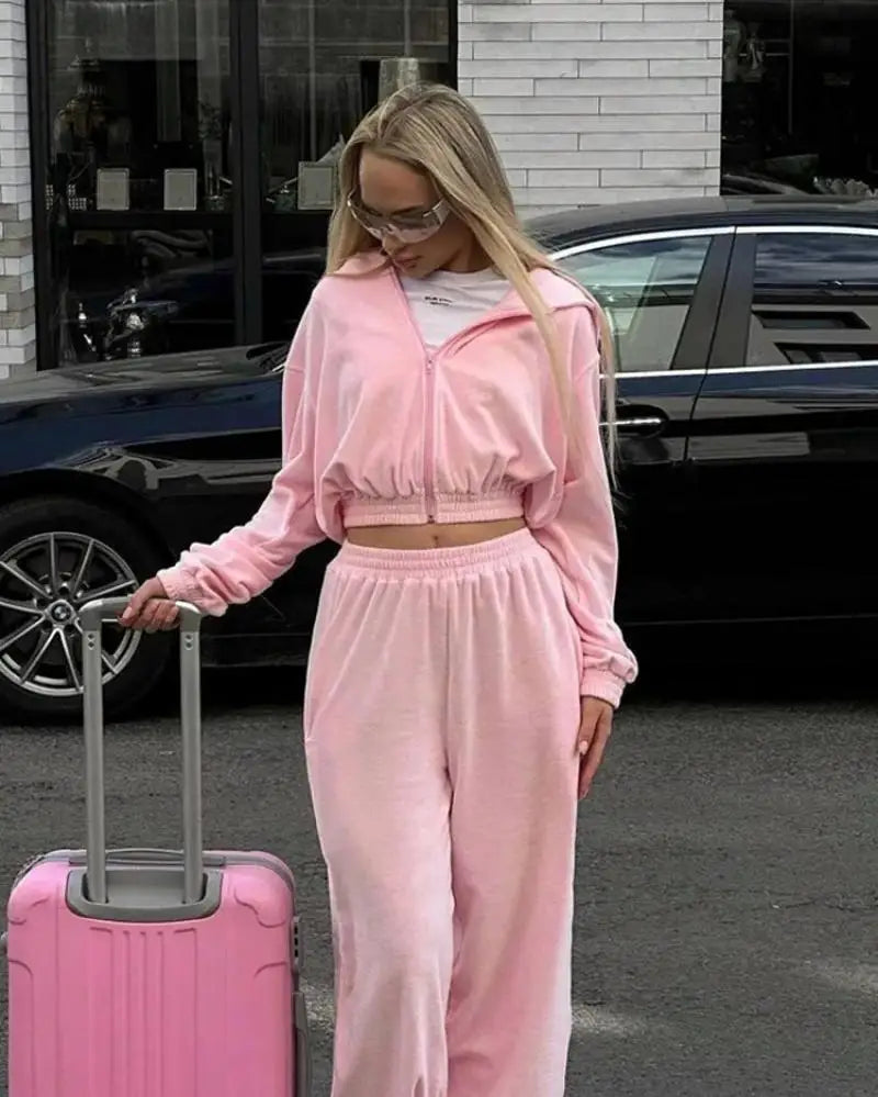 Urban Ease Hooded Two-Piece Set
