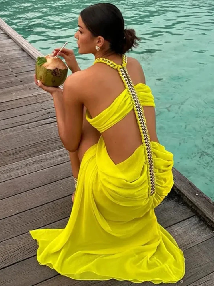Palm Aura From Beach to Brunch Statementwear