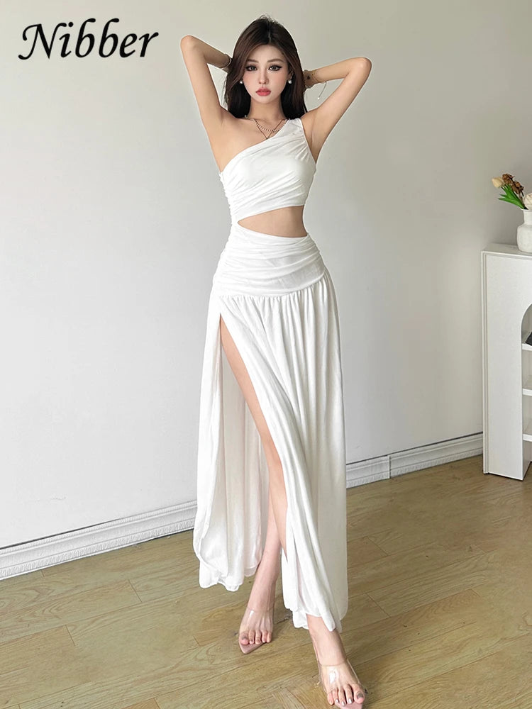 Indie Muse Off-Shoulder Maxi Dress