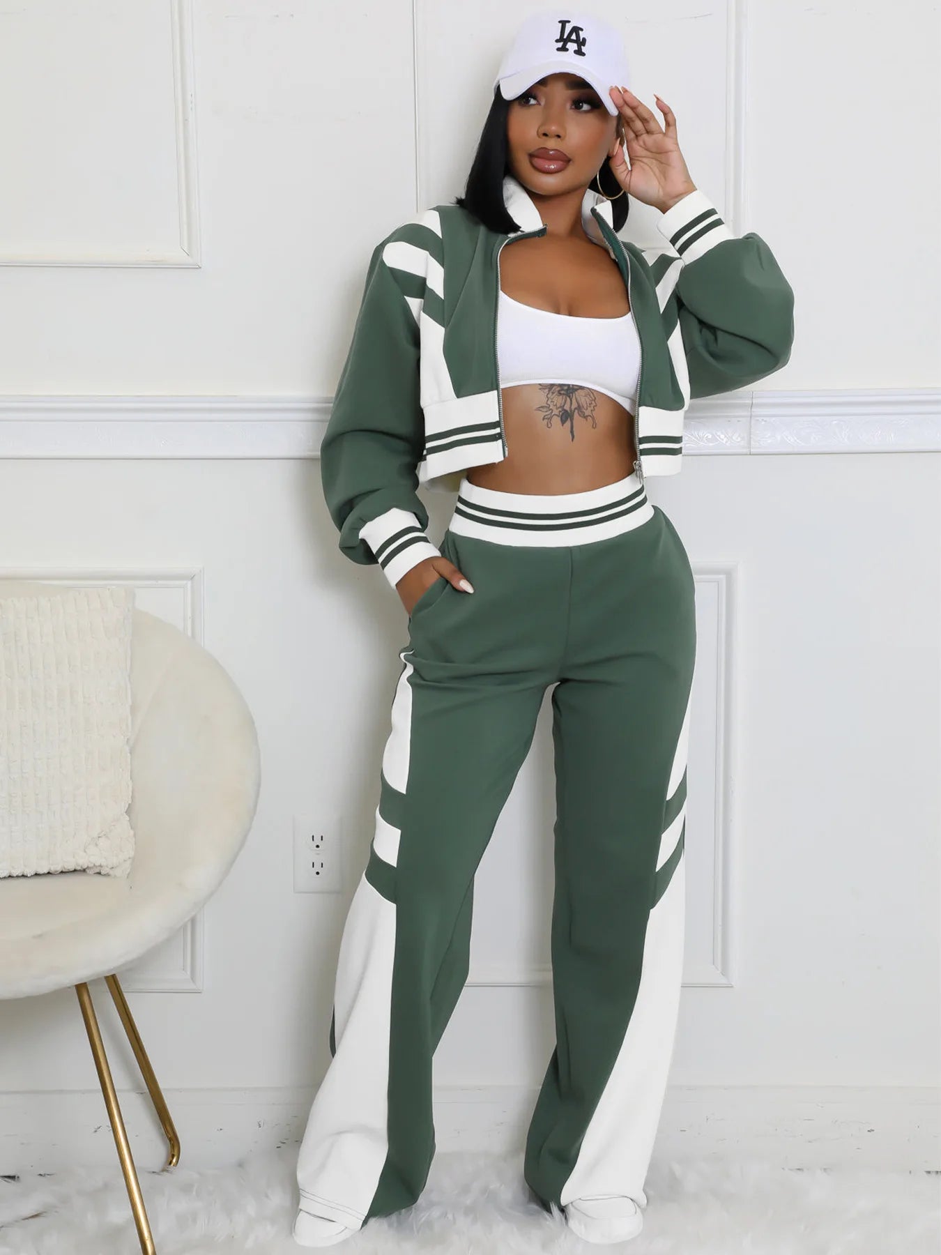 Luxe Streetwear Coord Tracksuit