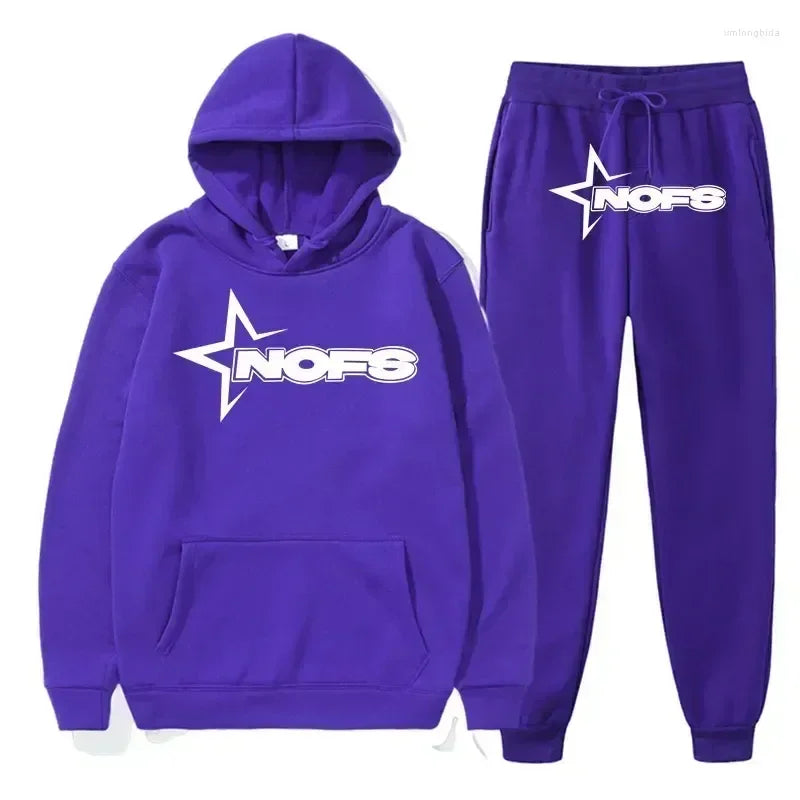 2025 Y2k Tracksuit Fashion Designer Nofs Tracksuits Men Sets Spring Sonoff Piece Running Autumn Sweatshirt Sport Joggers  couple