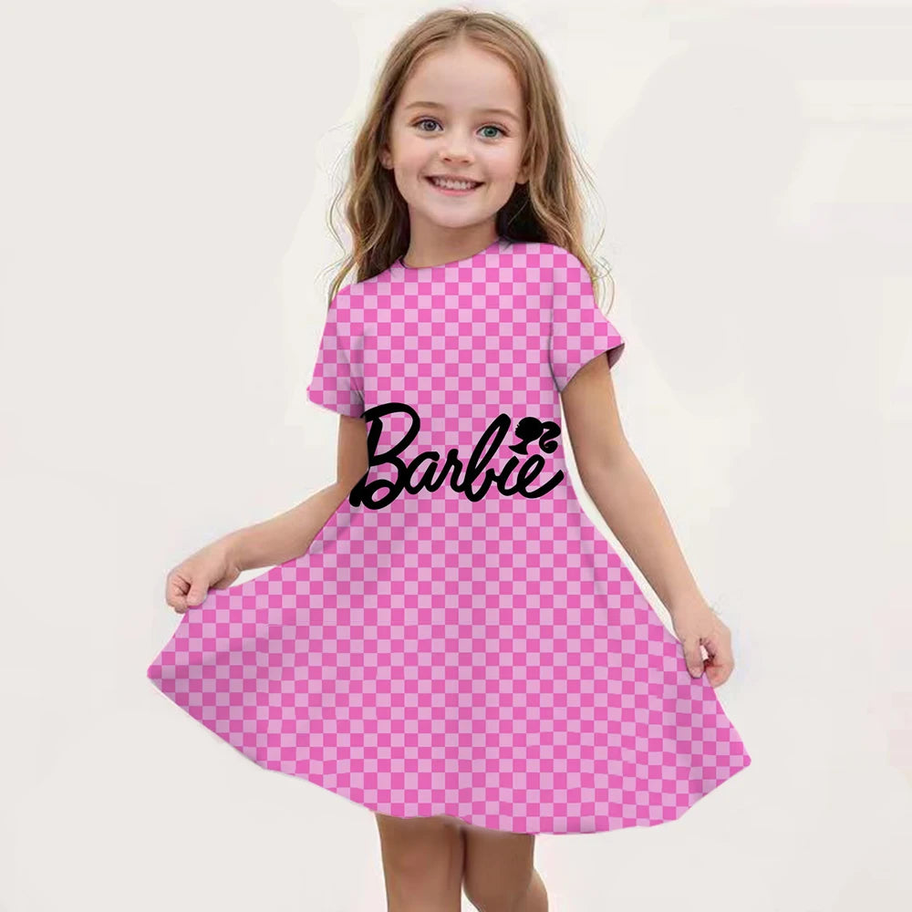 Barbie I Am Kenough Princess Dress Girls Women Short Sleeve