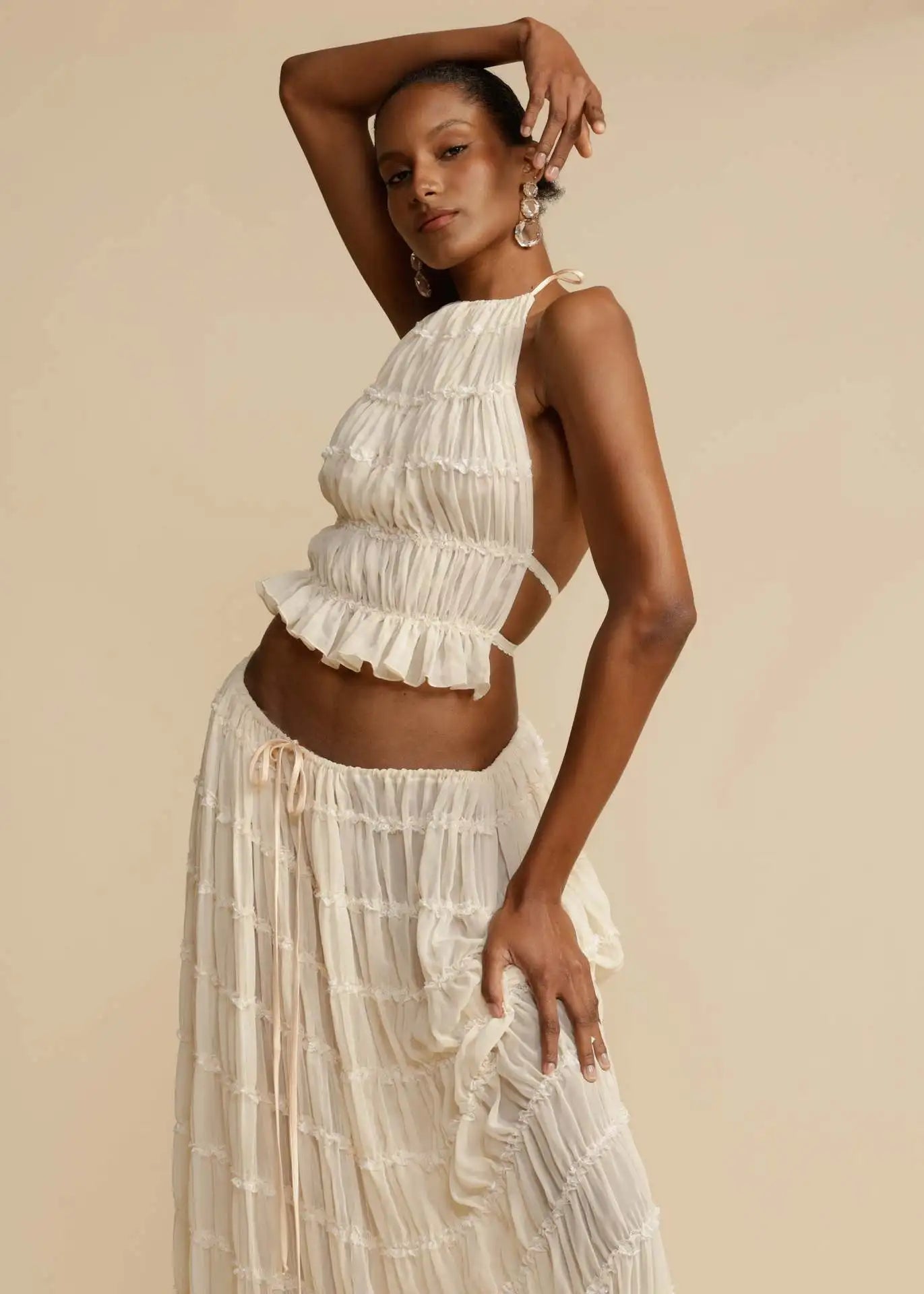 Bohemian Beauty Halter & Hemlines Co-Ord