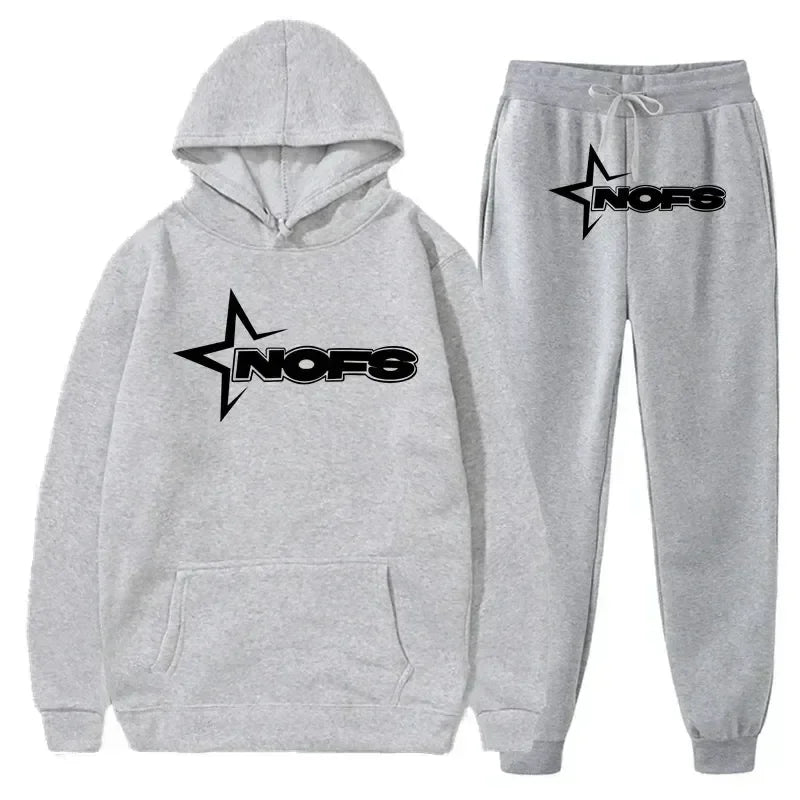 2025 Y2k Tracksuit Fashion Designer Nofs Tracksuits Men Sets Spring Sonoff Piece Running Autumn Sweatshirt Sport Joggers  couple