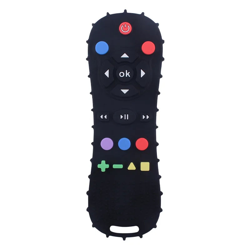 Baby Chew Teething Game Controller Shape Silicone Teething Toy for Babies 6-12 Months Gifts Sensory Educational