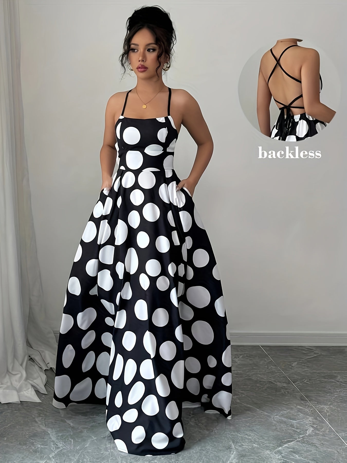 The Monochrome Bloom Dress