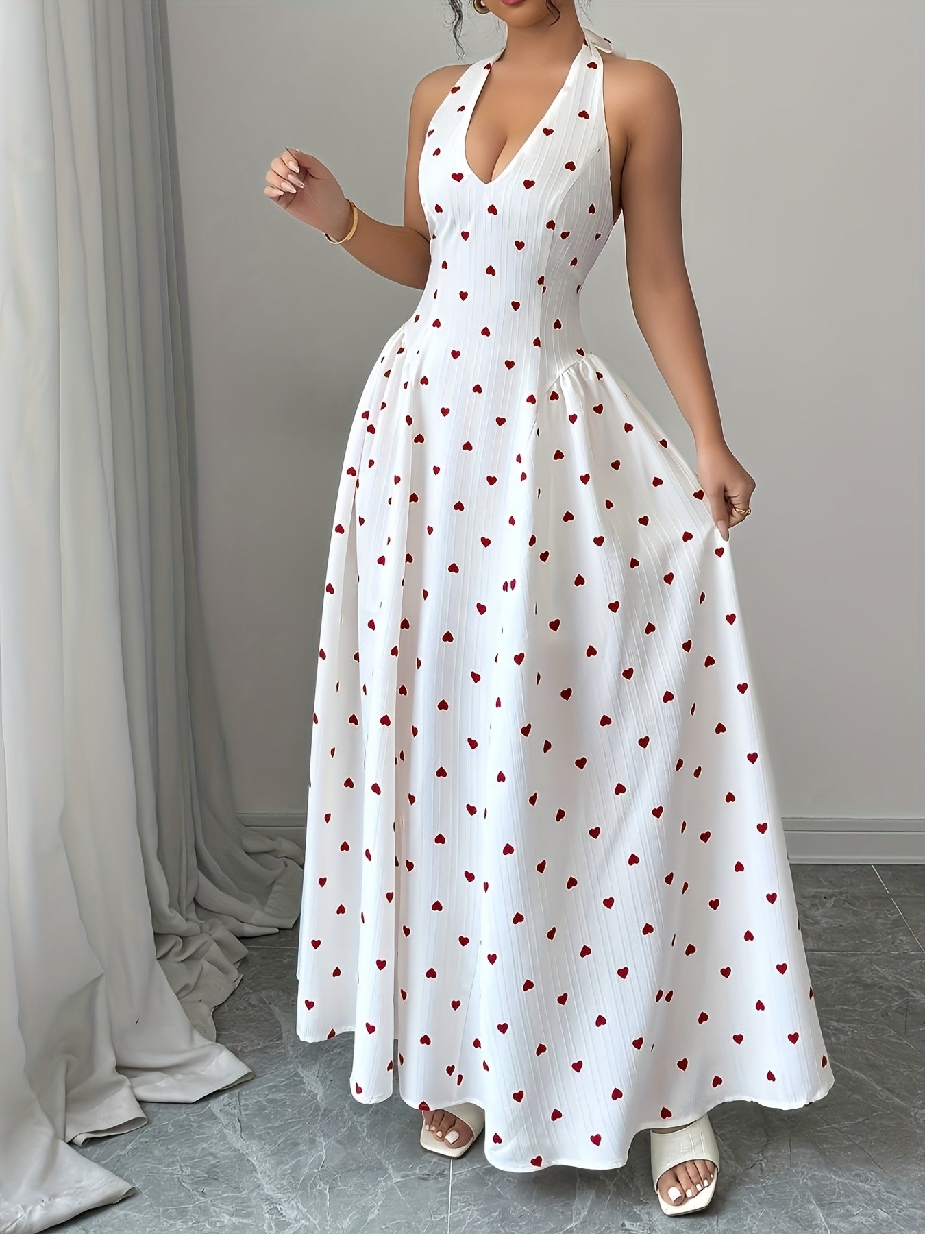 Elegant Honey Heart Dress