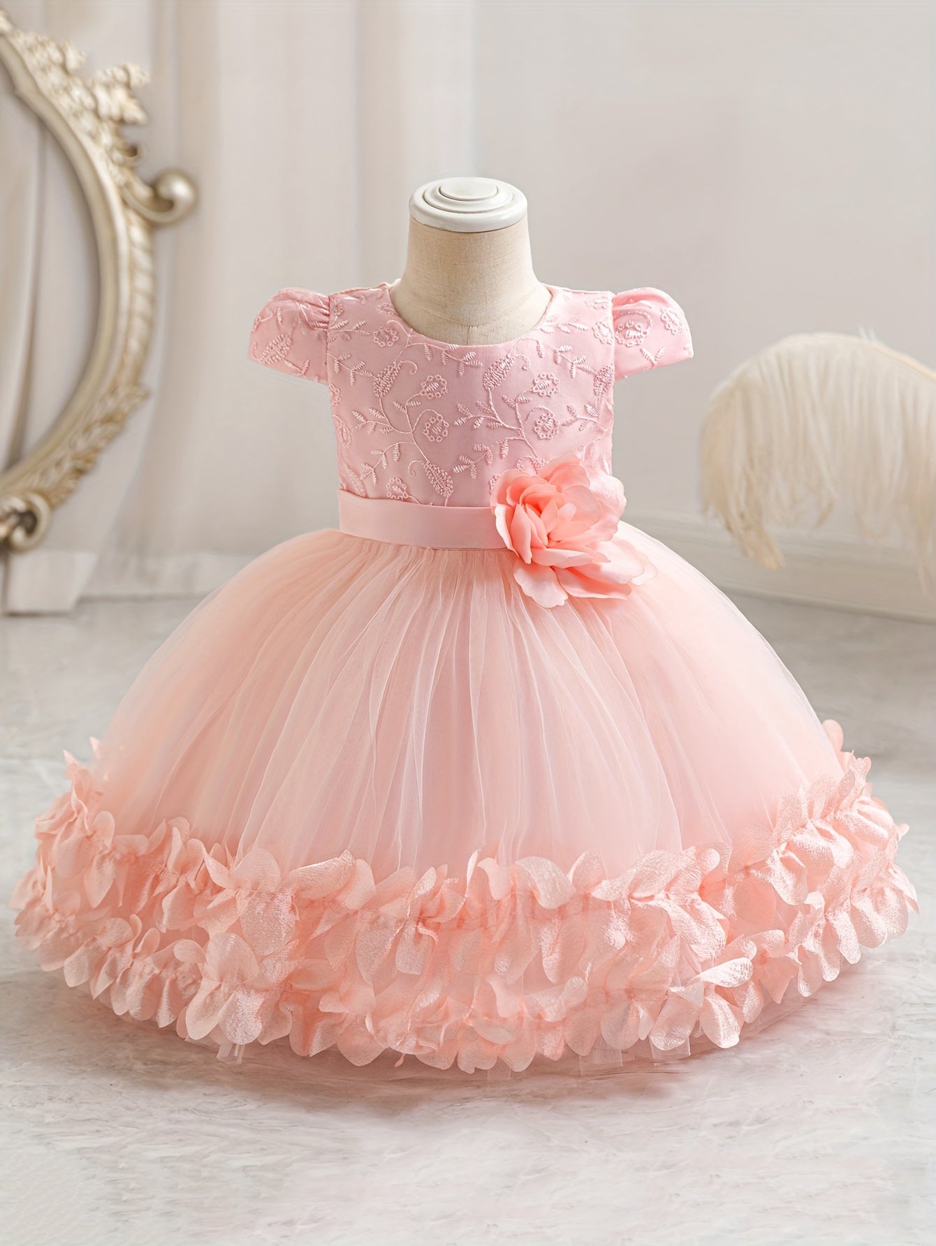 Cute Baby Girls Kids Performance Dress