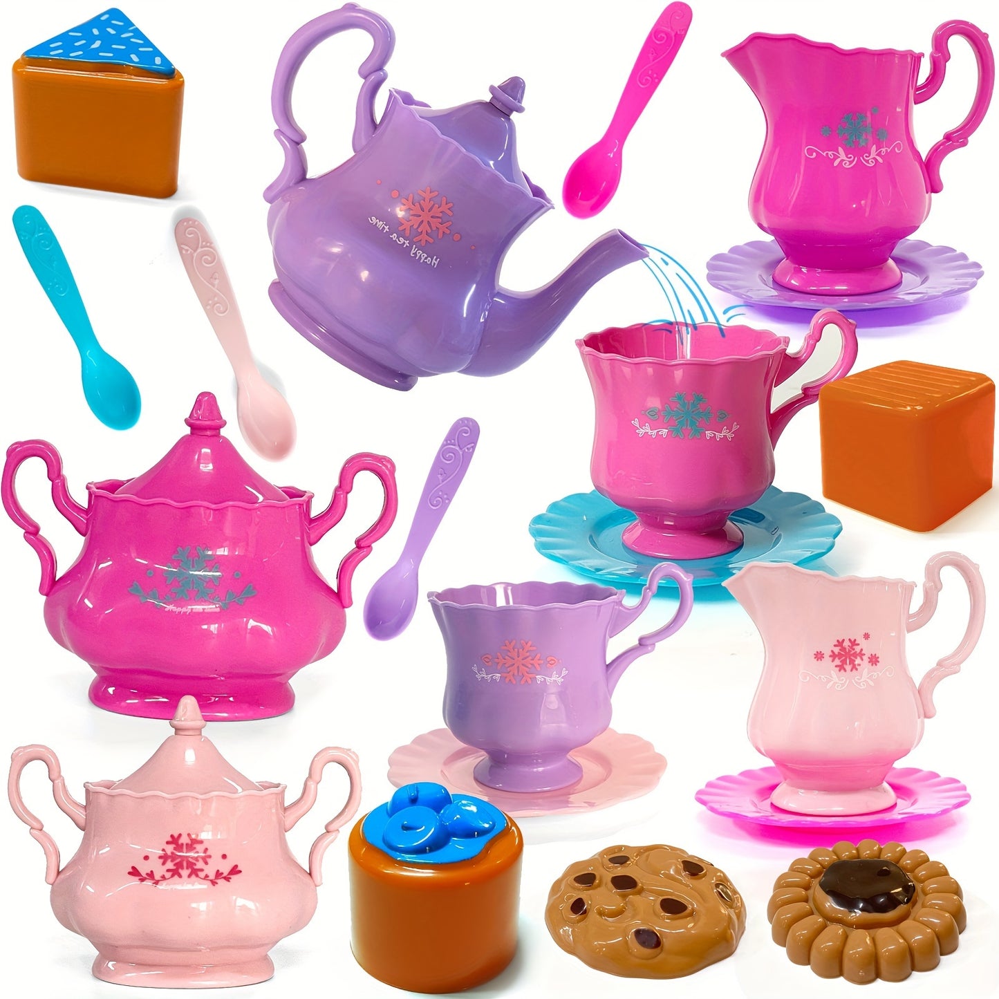 Tea Party Set Including Kettle