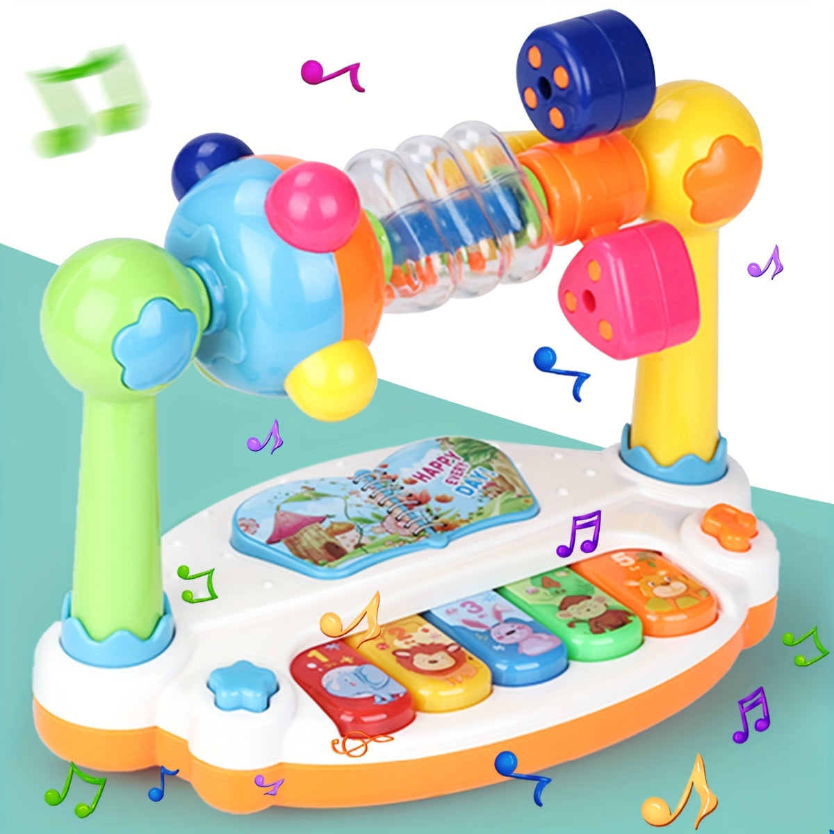 Musical Piano Keyboard Toy for Kids, Interactive Sound & Light Educational Toy