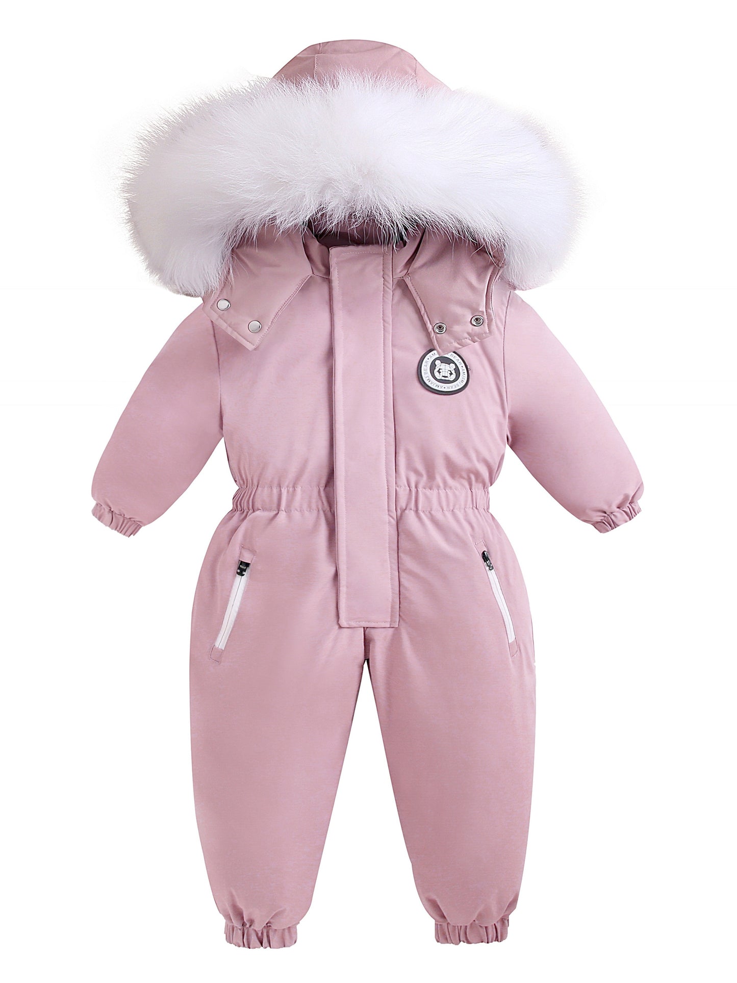 Hooded Jumpsuit With Zipper Pockets Coat Overalls