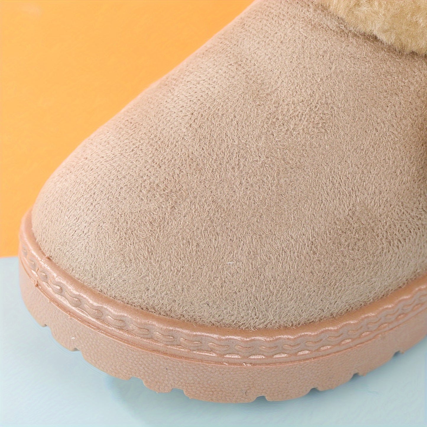 Cute Plush Ball Comfortable Boots For Girls