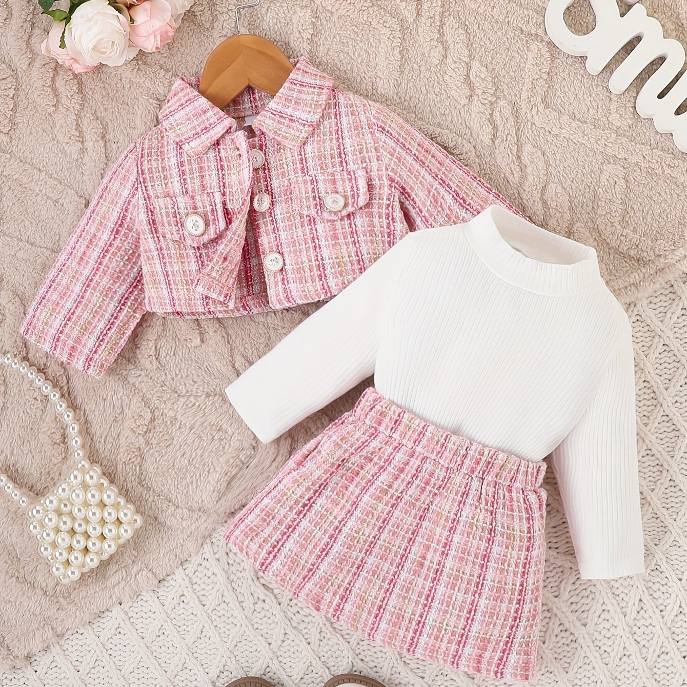 Long Sleeve Top & Skirt Set for Infants