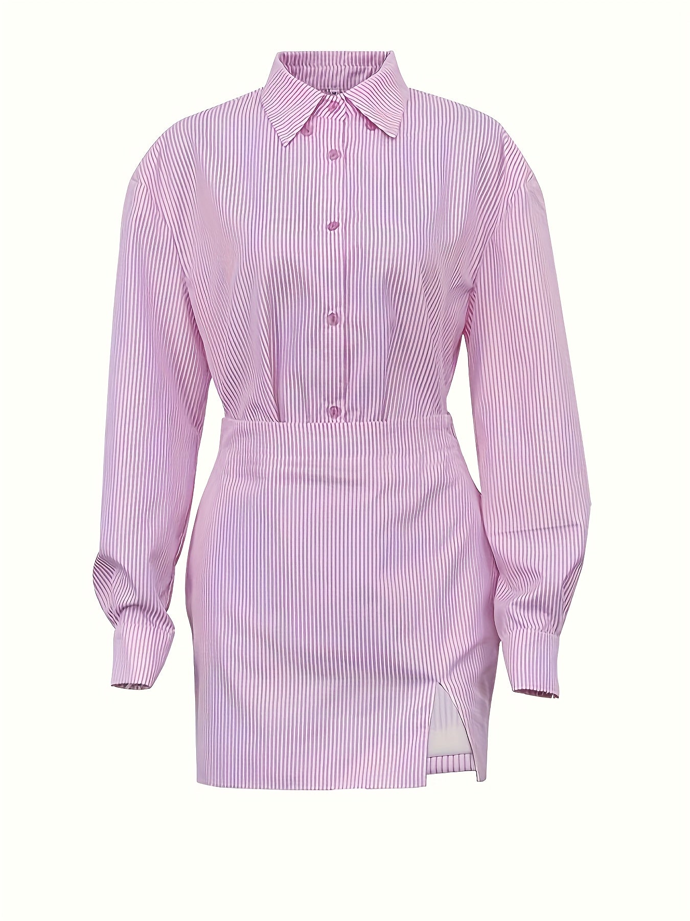 Women's Glam Striped Pleated Skirt Set