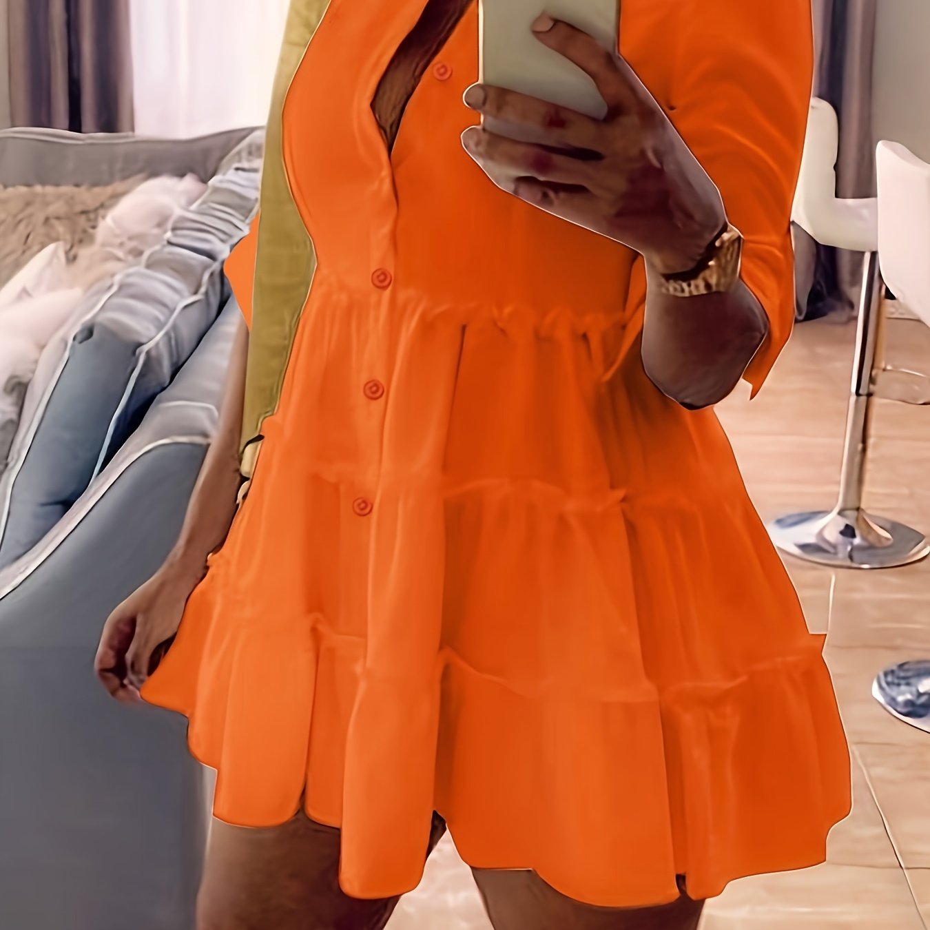 Elegant Chic Whisper Shirt Dress