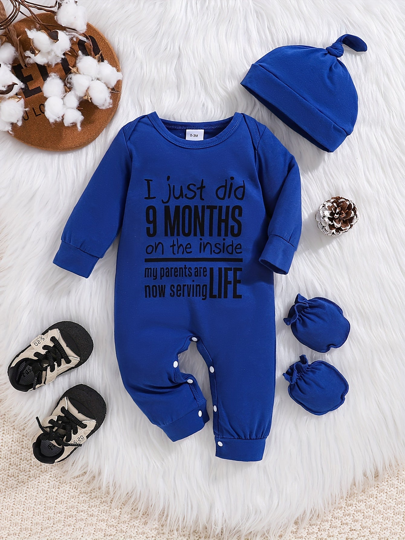 Infant's Comfy Long Sleeve Onesie