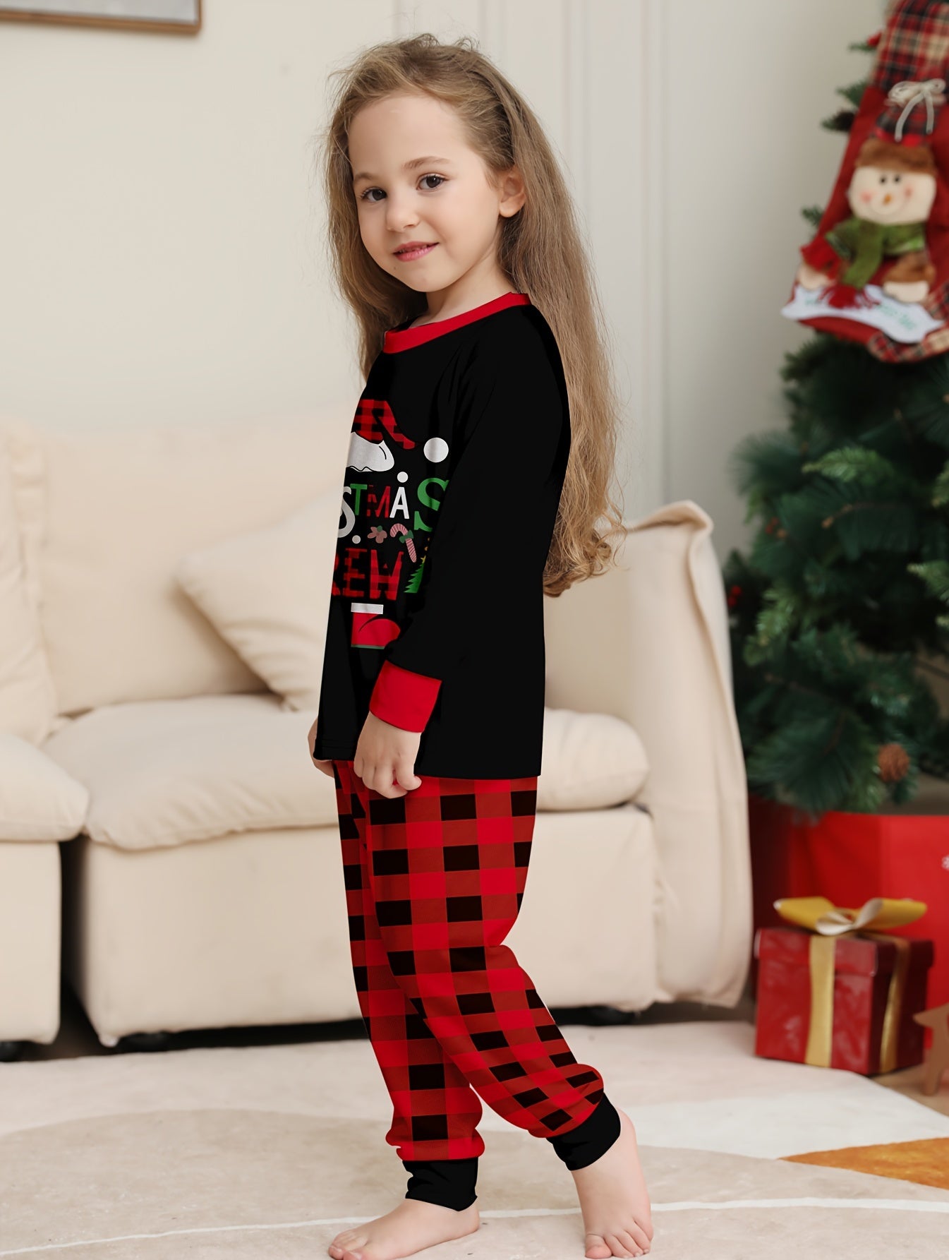 Retardant Fireproof Fabric Youngsters's Pajamas Set Christmas Boys and Girls