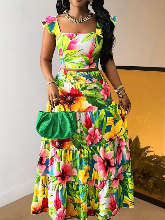 Women's Sun-Kissed Petals Co-ord