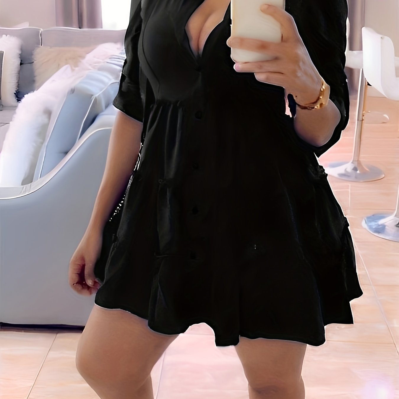 Elegant Chic Whisper Shirt Dress
