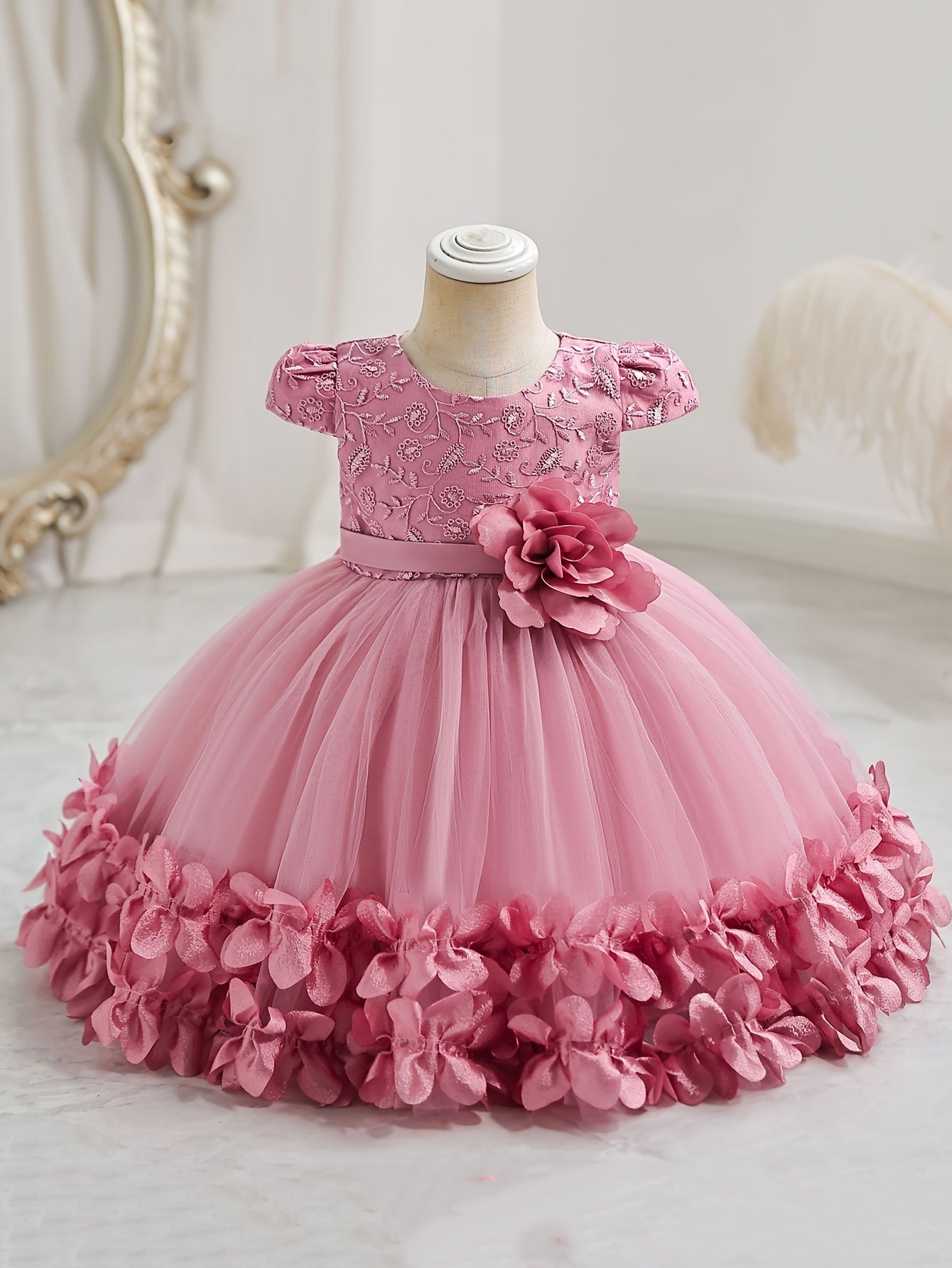 Cute Baby Girls Kids Performance Dress